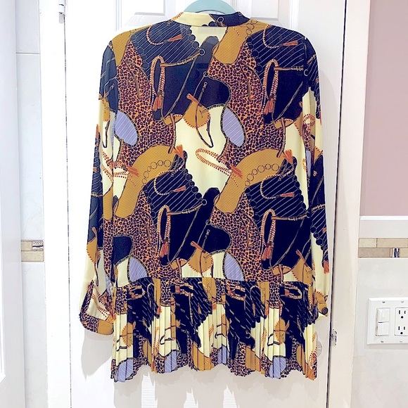 ZARA WIDE TOP / BLOUSE / TUNIC SIZE S - Picture 2 of 4